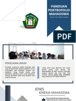 Panduan Portofolio Mahasiswa Edisi III Tahun 2020