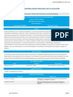 Controlador Proceso de Flotacion Molibdeno