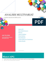 1. Pengantar Analisis Multivariat