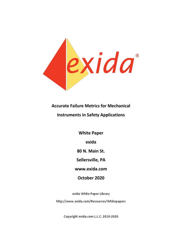 Accurate-Failure-Metrics-For-Mechanical-Instruments | PDF