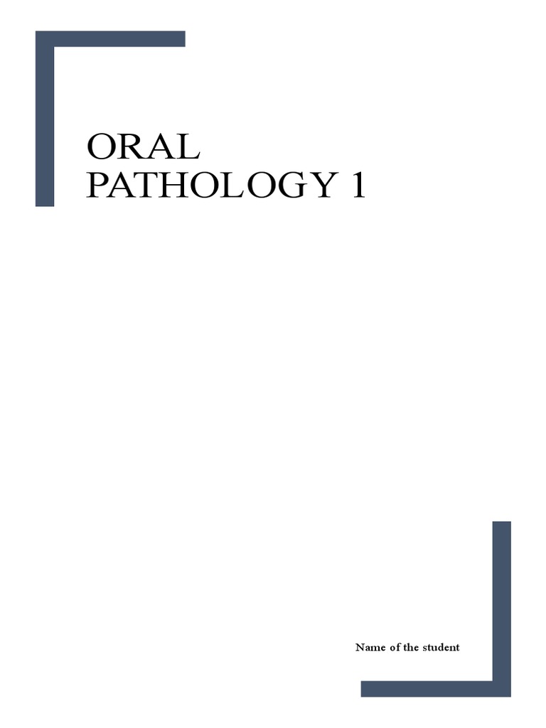 Oral Pathology Reviewer PDF Bone Necrosis