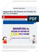 Diagnóstico del Sistema de Gestión de SST en el Estado - Campañas - Autoridad Nacional del Servicio Civil - Plataforma del Estado Peruano