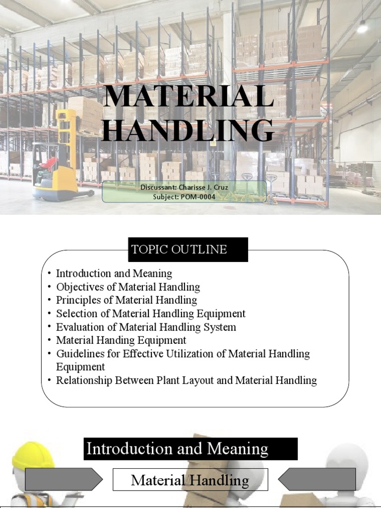 Material Handling | PDF