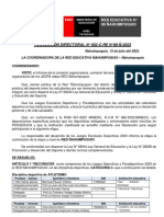 Resolución Categoría C Red Ñahuimpuquio Julio 2023