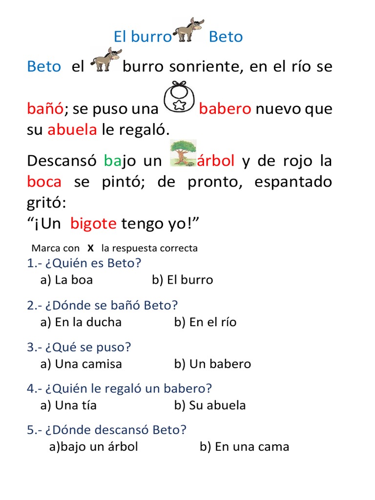 Practica de La B para El Segundo Grupo | PDF
