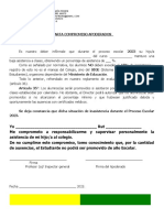 Carta Compromiso Asistencia