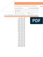 Diagnóstica 3° Bimestre Portugues