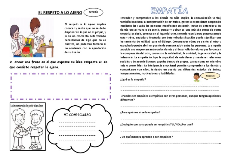 Fomentando la Empatía en el Aula | PDF | Empatía | Comunicación