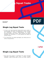 Single Leg Squat Teste - Apresentação