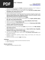 Chandra Vudumula Resume