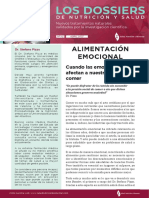 Dossier Nutricion Salud Bienestar Alimentacion Emocional