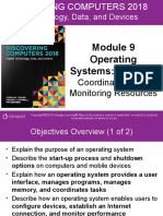 Module 9 DC Operating Systems Managing Coordinating, and Monitoring Resources