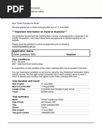 Australian Customs Declaration Form | PDF | Australia