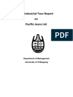 Industrial Tour Report (Jannatul Nusrat - ID - 15302124)
