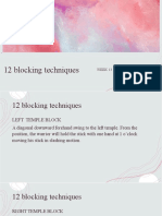 12 Blocking Techniques
