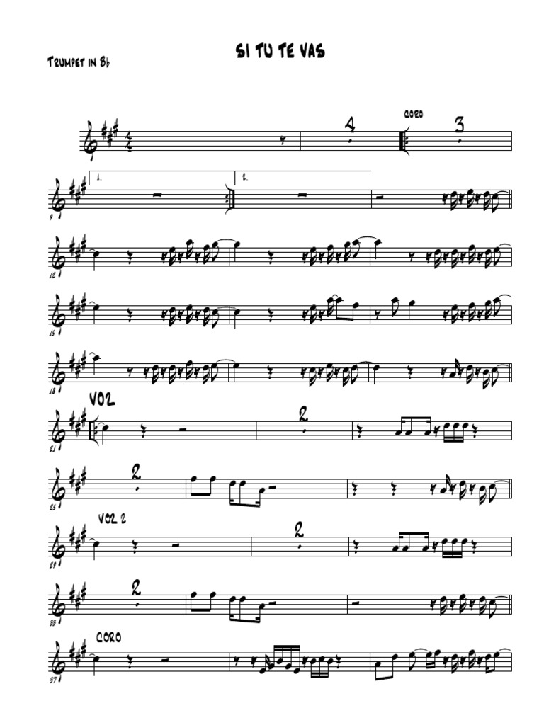 si-tu-te-vas-trumpet-in-bb-trumpet-in-bb-pdf