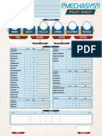 Mechasys Character Sheet