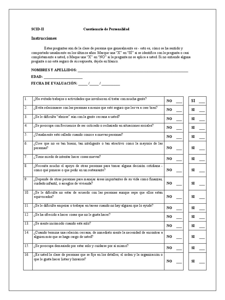 Skid Interview Pdf _ Strukturiertes Klinisches Interview für DSM-IV ...