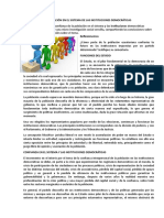 Confianza de La Población en El Sistema de Las Instituciones Democráticas