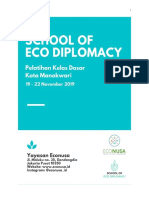 Laporan School of Eco Diplomacy 2019 Manokwari