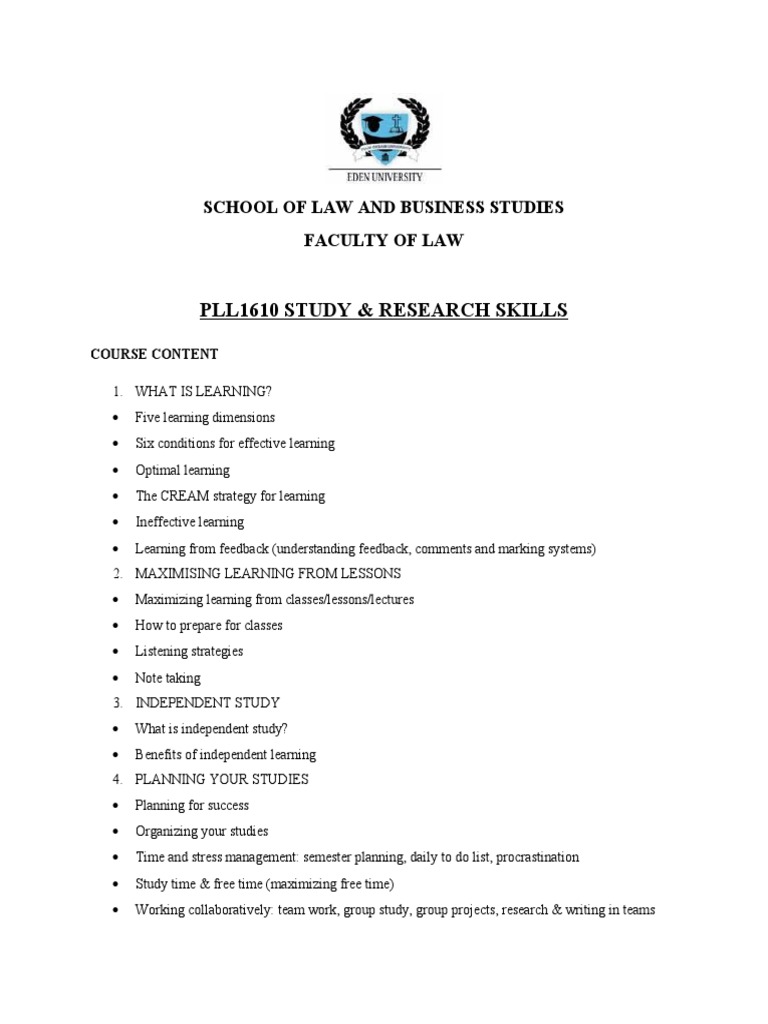 Study Research Skills Pdf