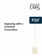 Applying With A Criminal Conviction August 2023
