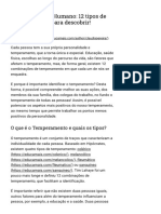 Temperamento Humano - 12 Tipos de Temperamento para Descobrir!