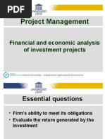 Financial and Economic Analysis Part 2 XG