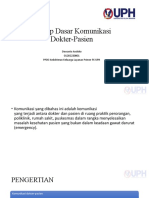 Prinsip Dasar Komunikasi Dokter-Pasien Dewanto