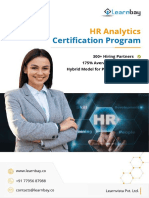 HR Analytics Certification Program