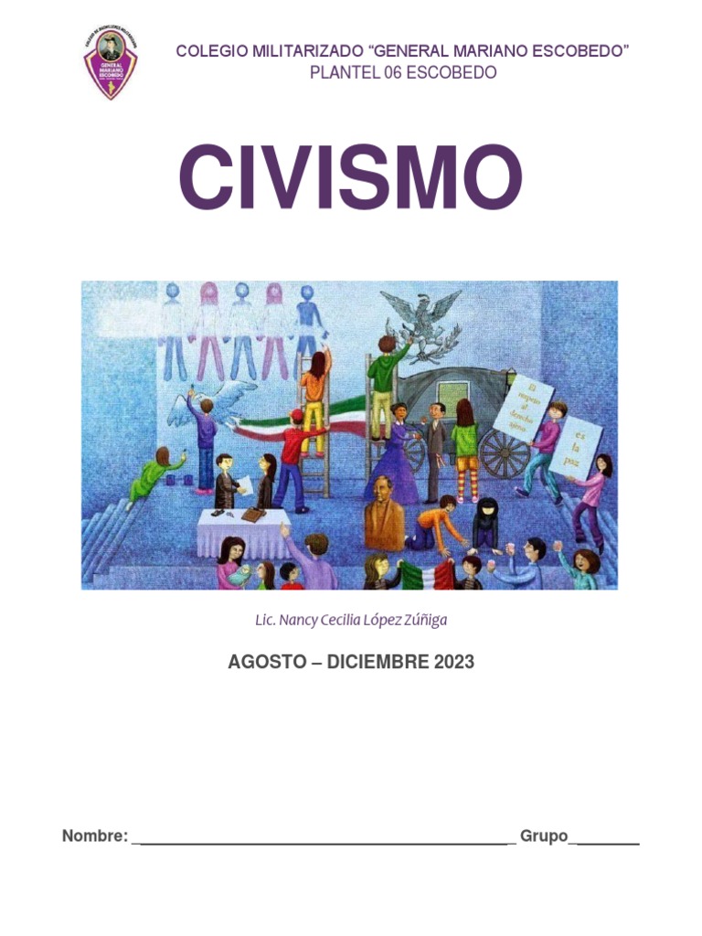Cuadernillo 1 Civismo | PDF