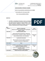 Agenda Tronco Común Marzo 2021