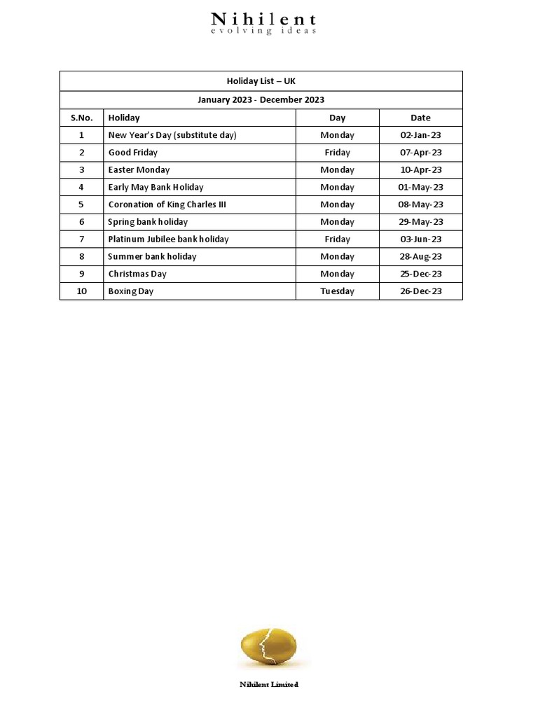 Cts Holiday List 2025