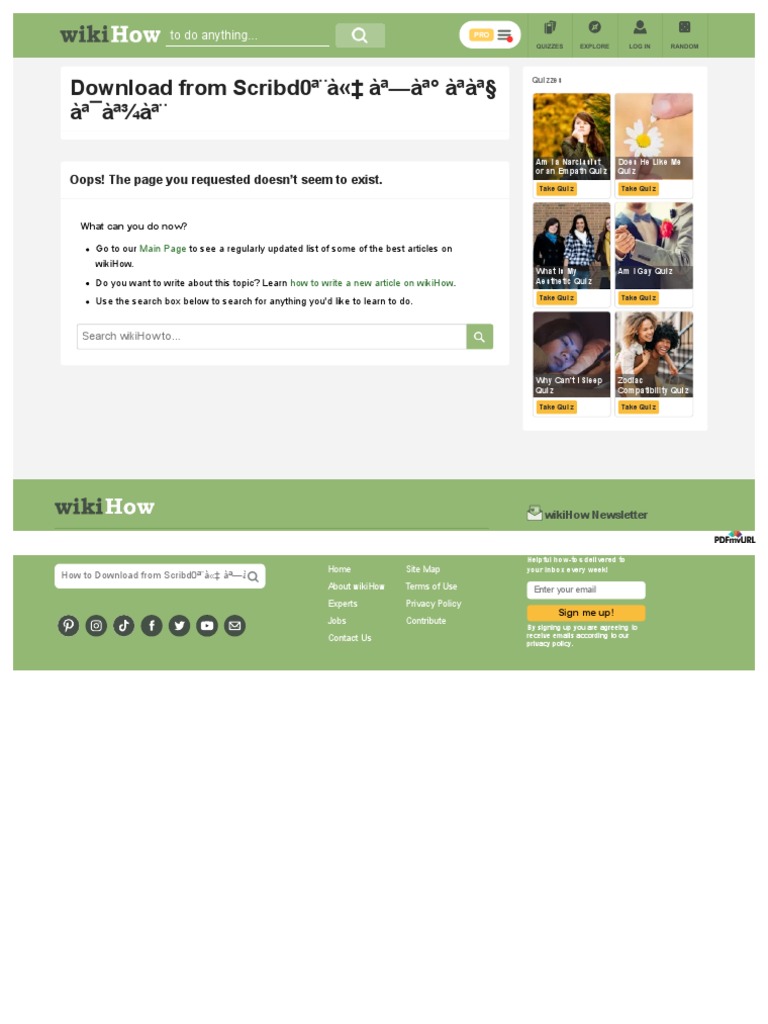 WWW Wikihow Com Download-from-Scribd | PDF