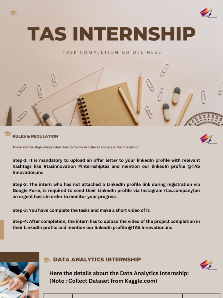 Data Analytics Internship PDF