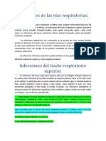 Infecciones de Las Vías Respiratorias