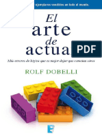 El arte de actuar-Rolf Dobelli