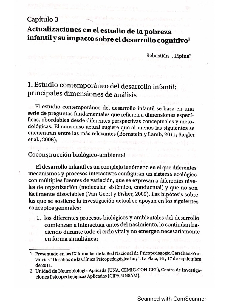Actualizaciones en El Estudio de La Pobreza Infantil y Su Impacto Sobre ...