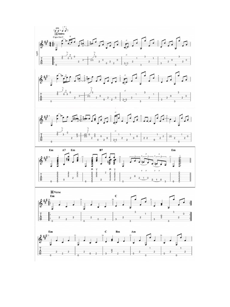 The Devil Wears A Suit and Tie TAB PDF