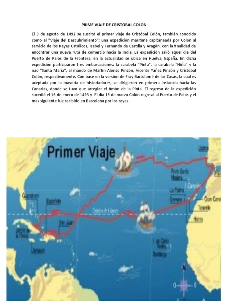Viajes de Cristobal Colon | PDF