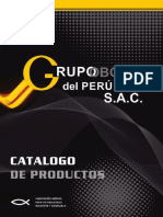 CATALOGO DE PRODUCTOS GRUPO OBGEMS DEL PERU SAC 2018