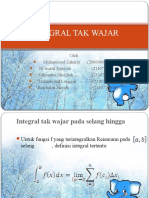 Integral Tak Wajar