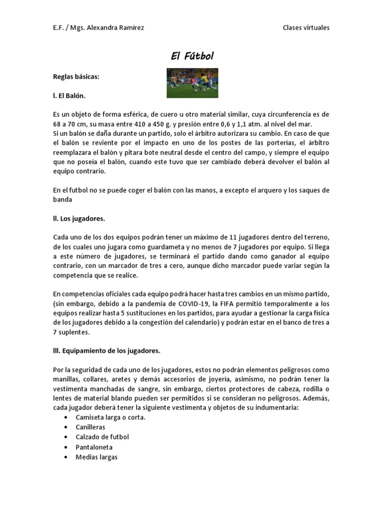 El Futbol - E.F. | PDF | Asociación de Futbol | Deportes atléticos