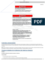 Sistema de Vibracion Causas Probables