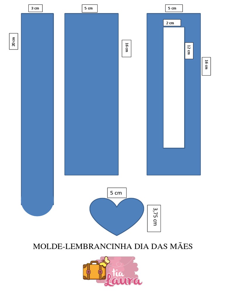 MOLDE LEMBRANCINHA DIA DAS MÃES PASSO-A-PASSO | PDF