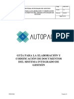 Guia para La Elaboracion y Codificacion - Sig