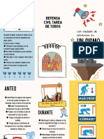 Folleto Informativo Autismo Juvenil Azul