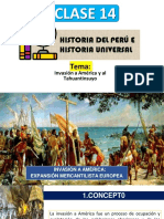 Clase 14: Historia Del Perú E Historia Universal