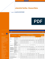 Tabela Geral de Tarifas Pf PDF