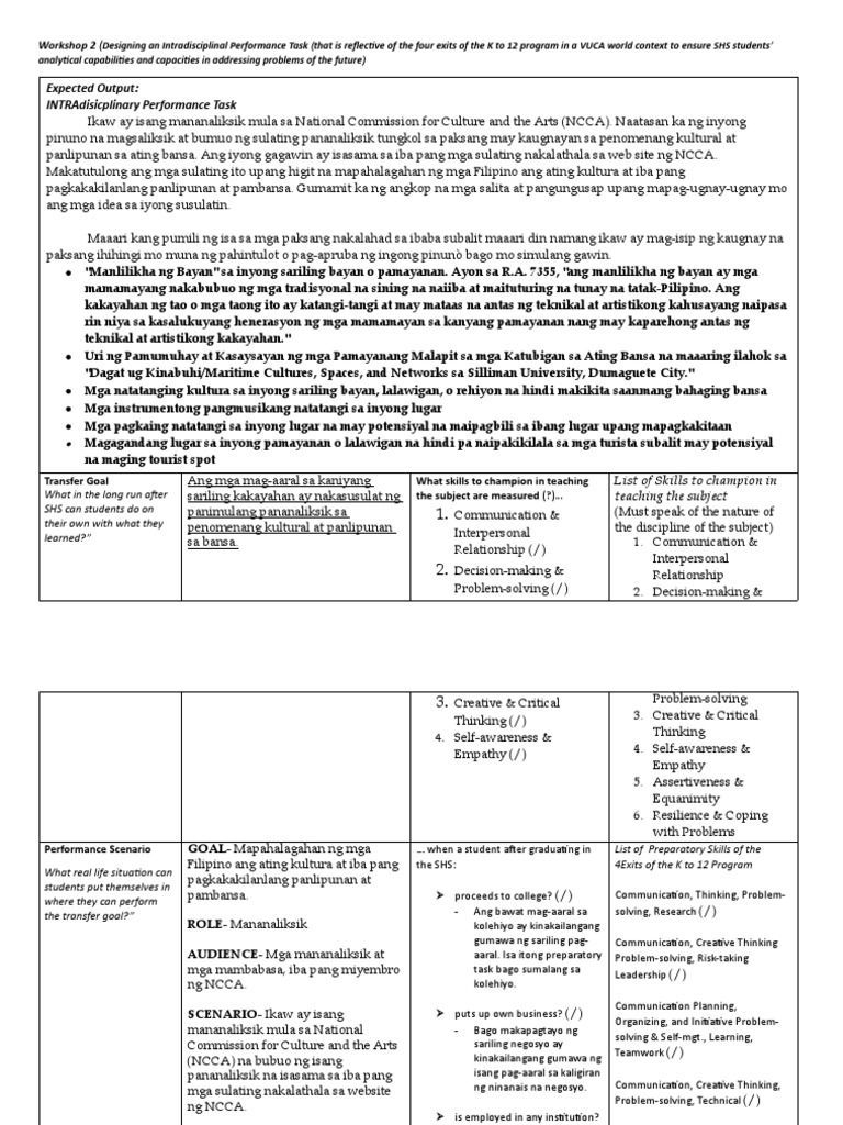 Workshop 2 | PDF